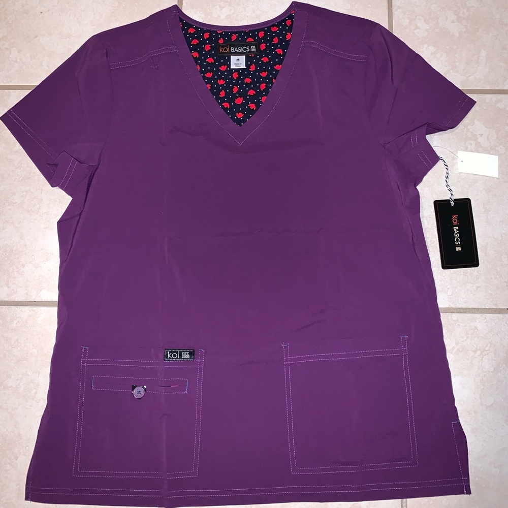 Koi basics scrub top